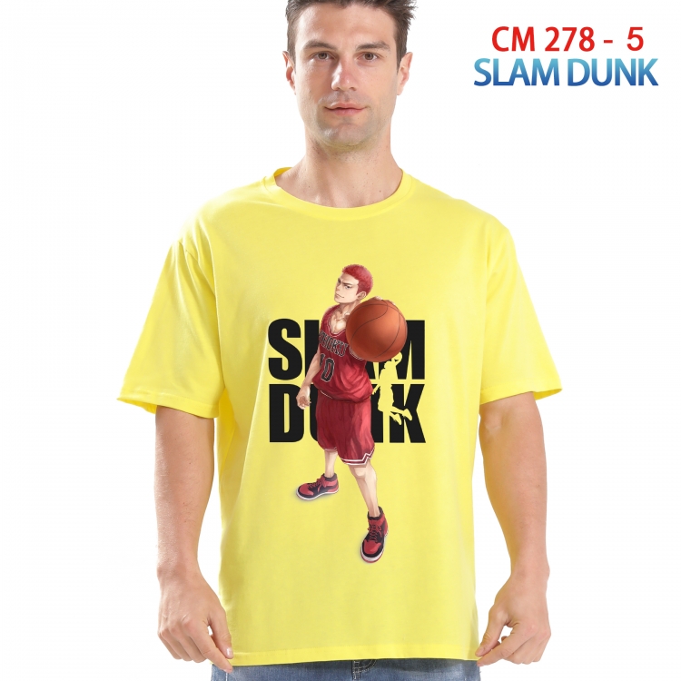 Slam Dunk Printed short-sleeved cotton T-shirt from S to 4XL  278 5