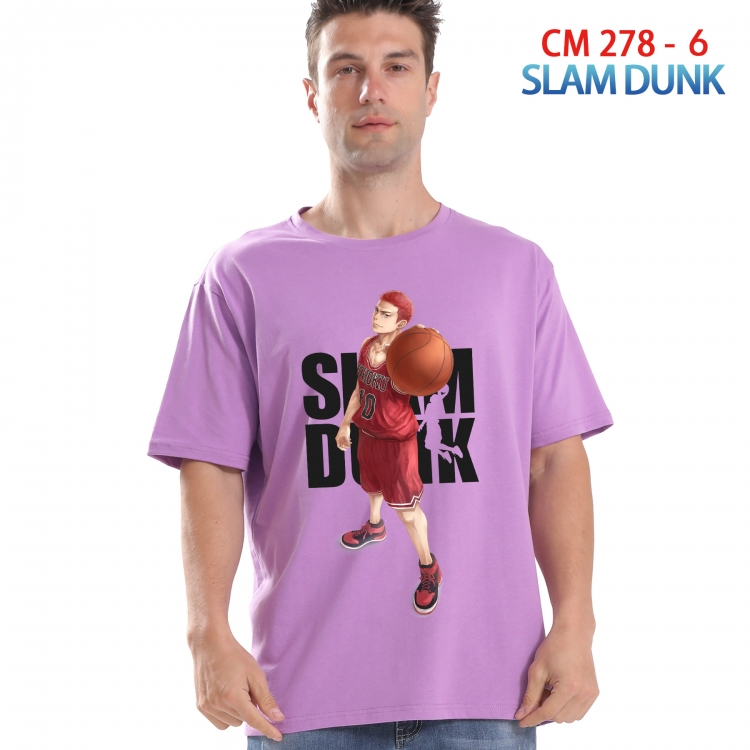 Slam Dunk Printed short-sleeved cotton T-shirt from S to 4XL  278 6