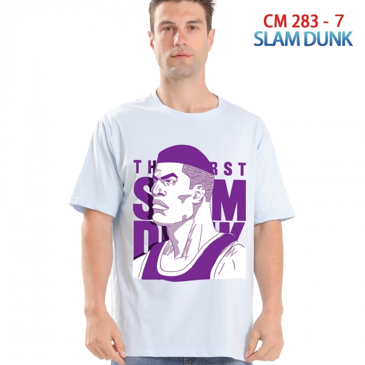 Slam Dunk Printed short-sleeved cotton T-shirt from S to 4XL  283 7