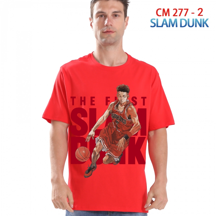 Slam Dunk Printed short-sleeved cotton T-shirt from S to 4XL 277 2