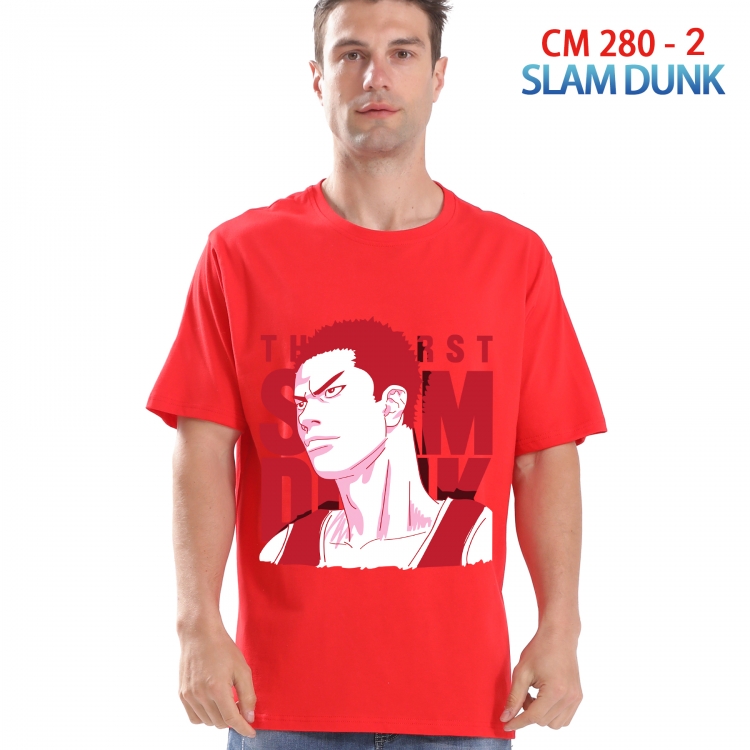 Slam Dunk Printed short-sleeved cotton T-shirt from S to 4XL  280 2