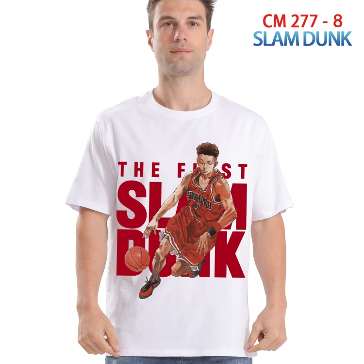 Slam Dunk Printed short-sleeved cotton T-shirt from S to 4XL 277 8