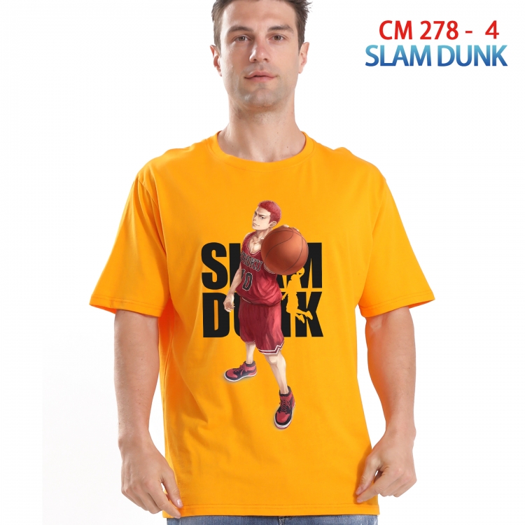 Slam Dunk Printed short-sleeved cotton T-shirt from S to 4XL  278 4