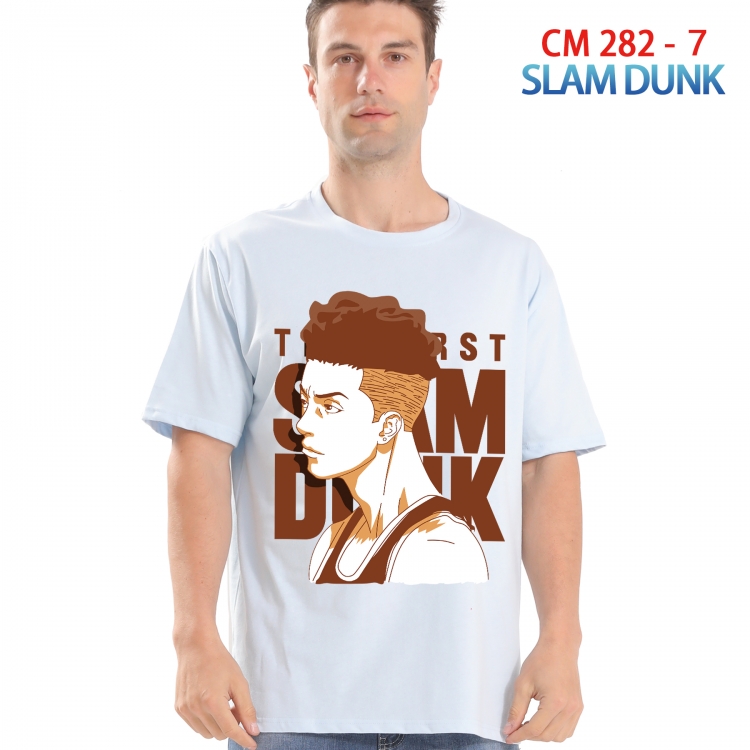 Slam Dunk Printed short-sleeved cotton T-shirt from S to 4XL 282 7