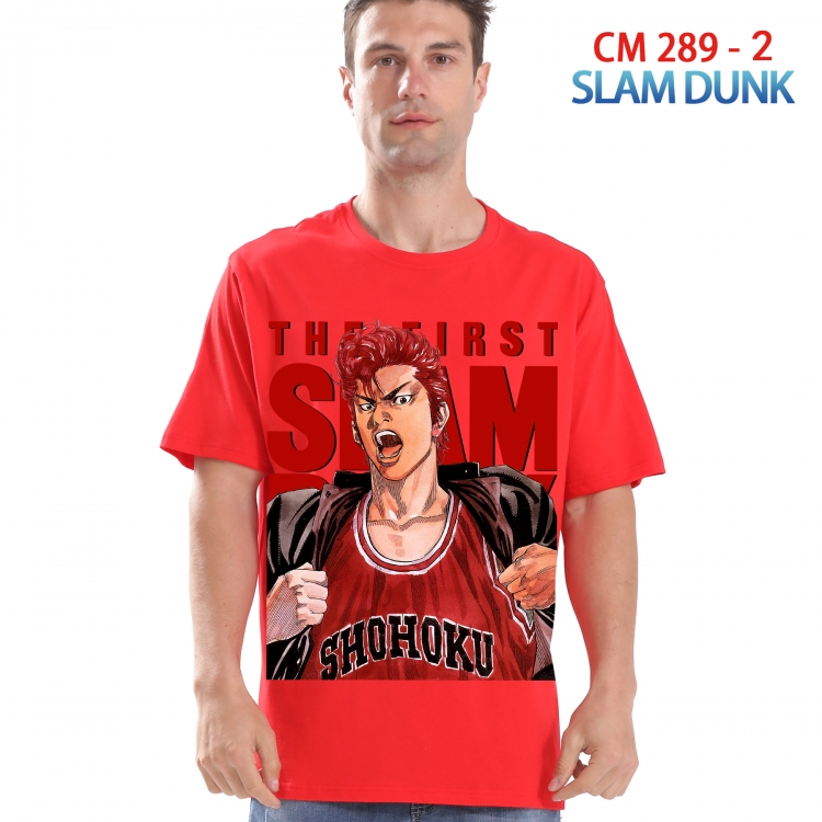 Slam Dunk Printed short-sleeved cotton T-shirt from S to 4XL  289 2