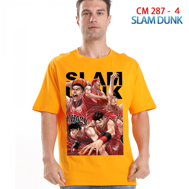 Slam Dunk Printed short-sleeved cotton T-shirt from S to 4XL  287 4