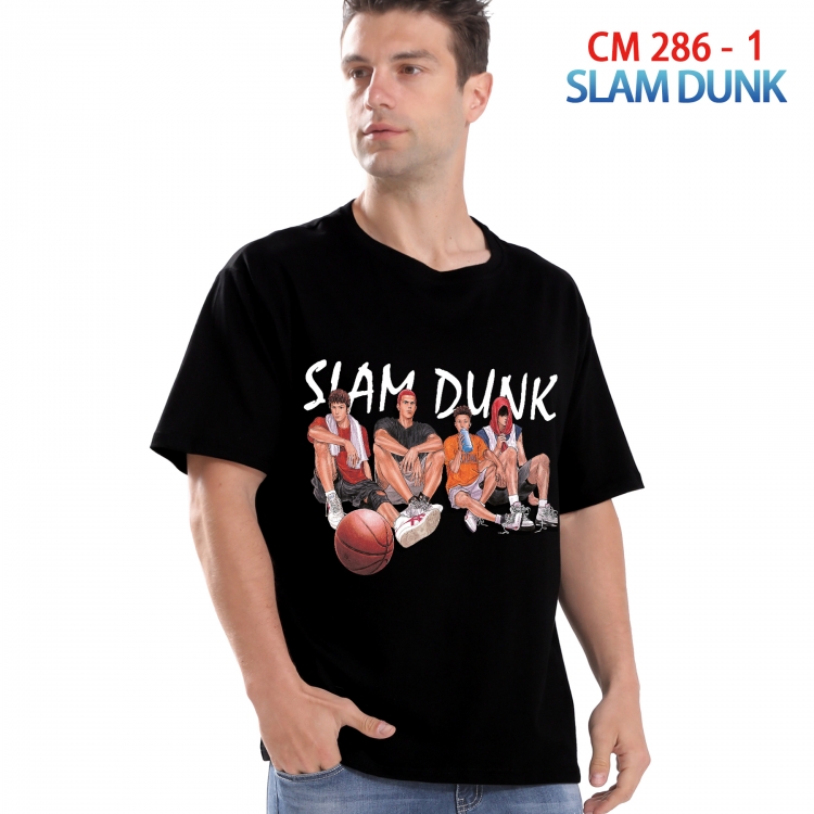 Slam Dunk Printed short-sleeved cotton T-shirt from S to 4XL 286 1