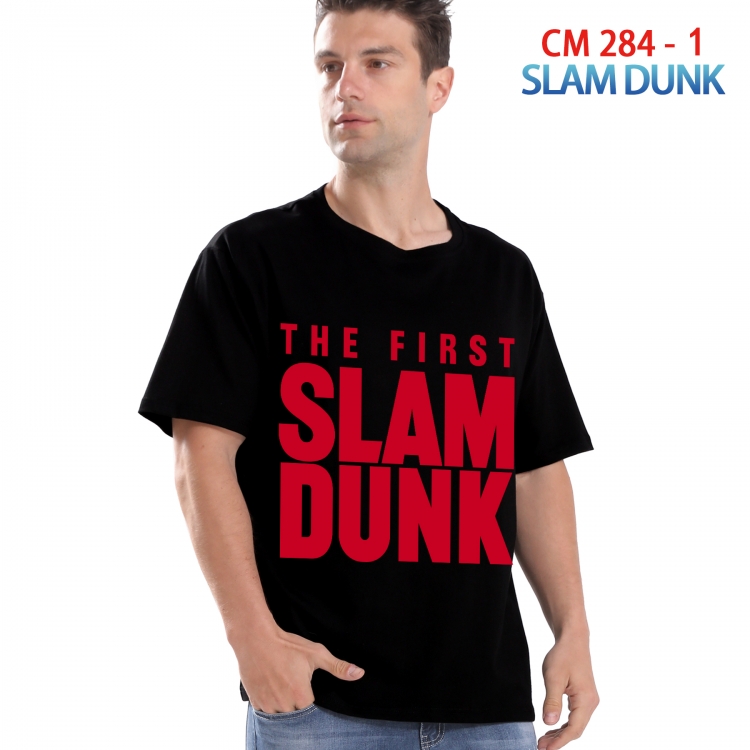 Slam Dunk Printed short-sleeved cotton T-shirt from S to 4XL  284 1