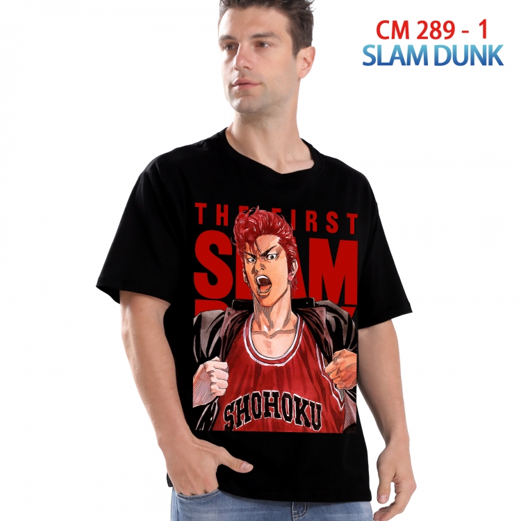 Slam Dunk Printed short-sleeved cotton T-shirt from S to 4XL  289 1