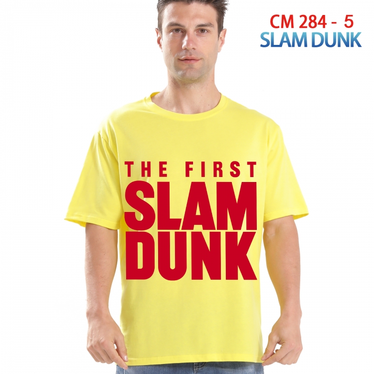 Slam Dunk Printed short-sleeved cotton T-shirt from S to 4XL 284 5