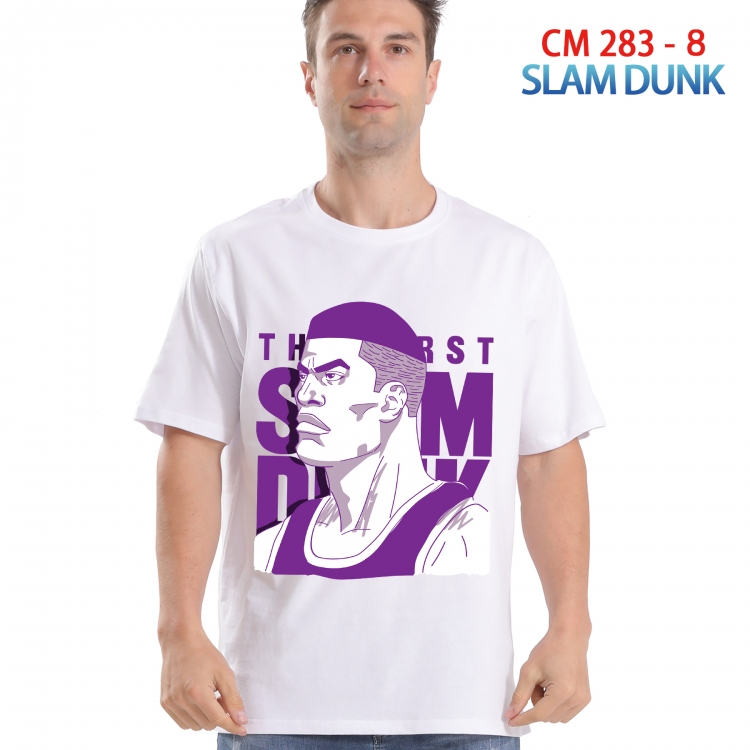 Slam Dunk Printed short-sleeved cotton T-shirt from S to 4XL 283 8