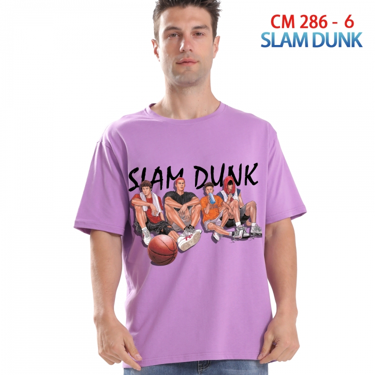 Slam Dunk Printed short-sleeved cotton T-shirt from S to 4XL  286 6