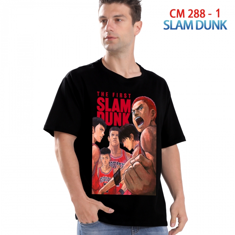 Slam Dunk Printed short-sleeved cotton T-shirt from S to 4XL  288 1