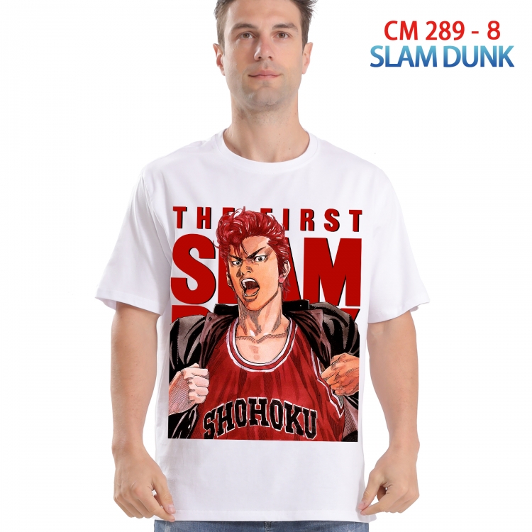 Slam Dunk Printed short-sleeved cotton T-shirt from S to 4XL 289 8