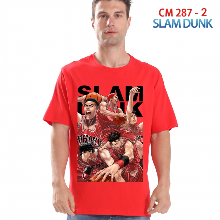 Slam Dunk Printed short-sleeved cotton T-shirt from S to 4XL 287 2