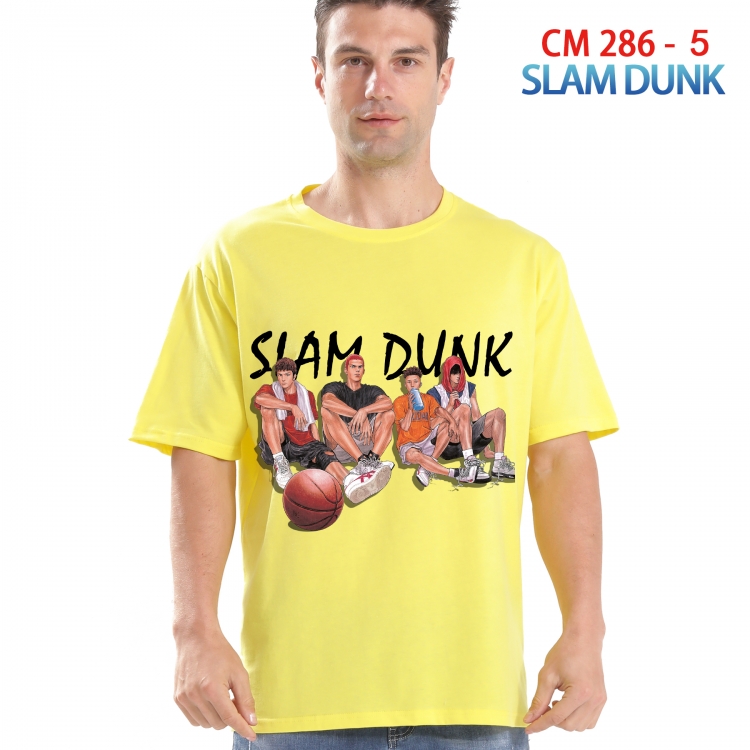 Slam Dunk Printed short-sleeved cotton T-shirt from S to 4XL  286 5