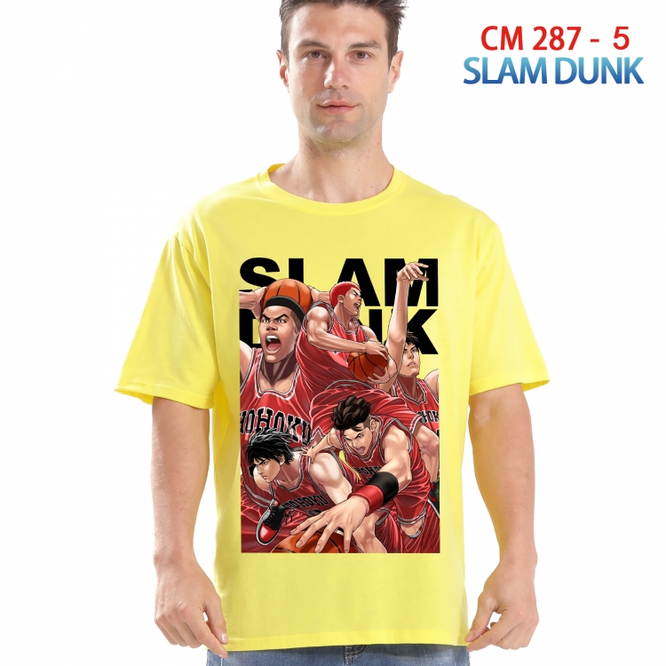 Slam Dunk Printed short-sleeved cotton T-shirt from S to 4XL  287 5