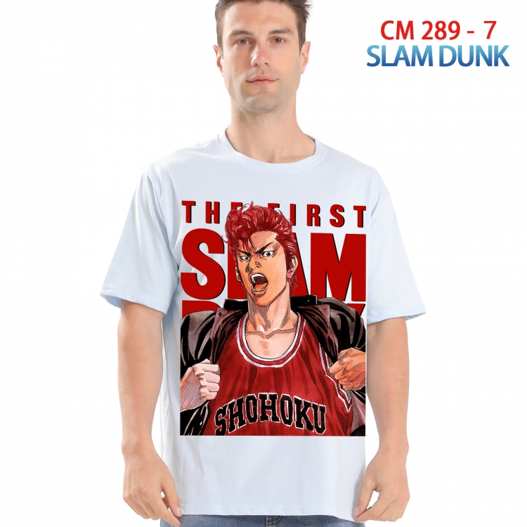 Slam Dunk Printed short-sleeved cotton T-shirt from S to 4XL  289 7