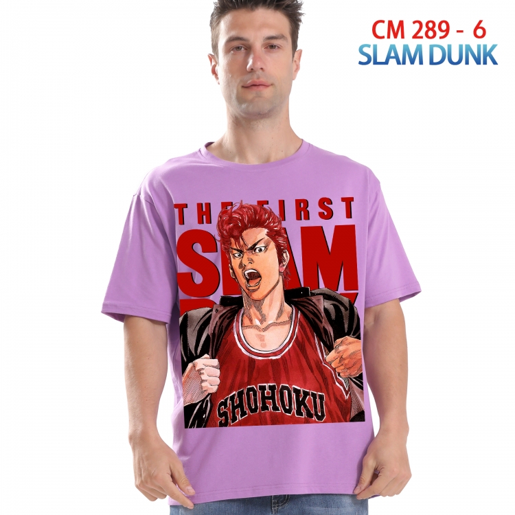 Slam Dunk Printed short-sleeved cotton T-shirt from S to 4XL 289 6