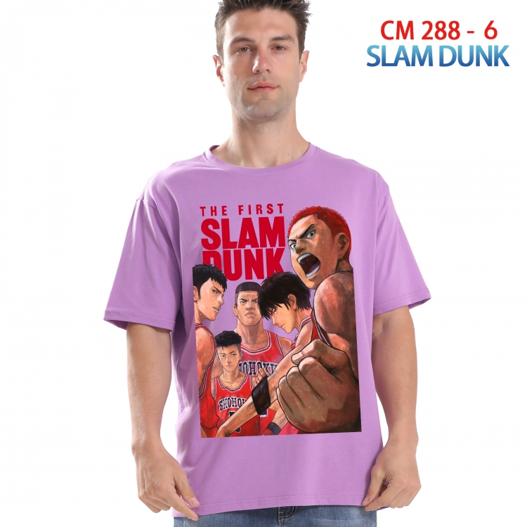 Slam Dunk Printed short-sleeved cotton T-shirt from S to 4XL  288 6