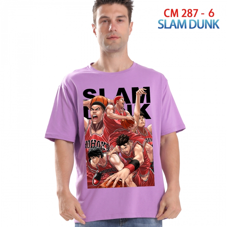 Slam Dunk Printed short-sleeved cotton T-shirt from S to 4XL  287 6