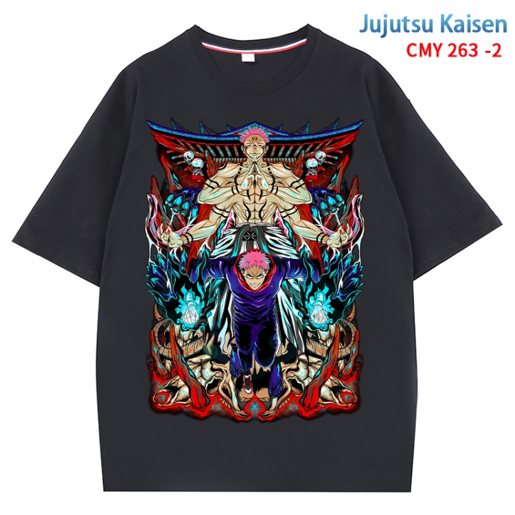 Jujutsu Kaisen Anime Surrounding New Pure Cotton T-shirt from S to 4XL CMY 263 2