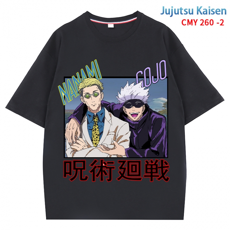 Jujutsu Kaisen Anime Surrounding New Pure Cotton T-shirt from S to 4XL CMY 260 2