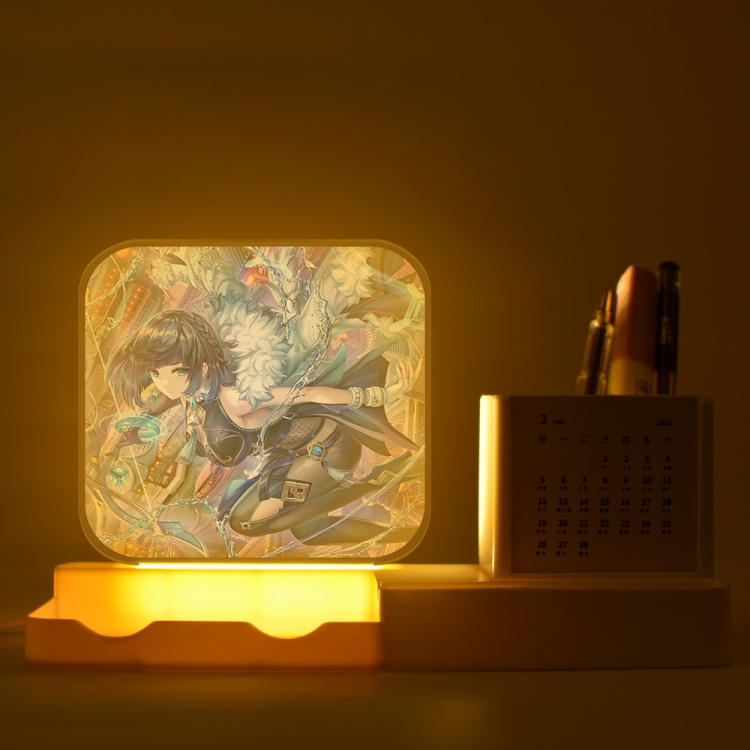 Genshin Impact Yelan New acrylic pencil holder night light bracket