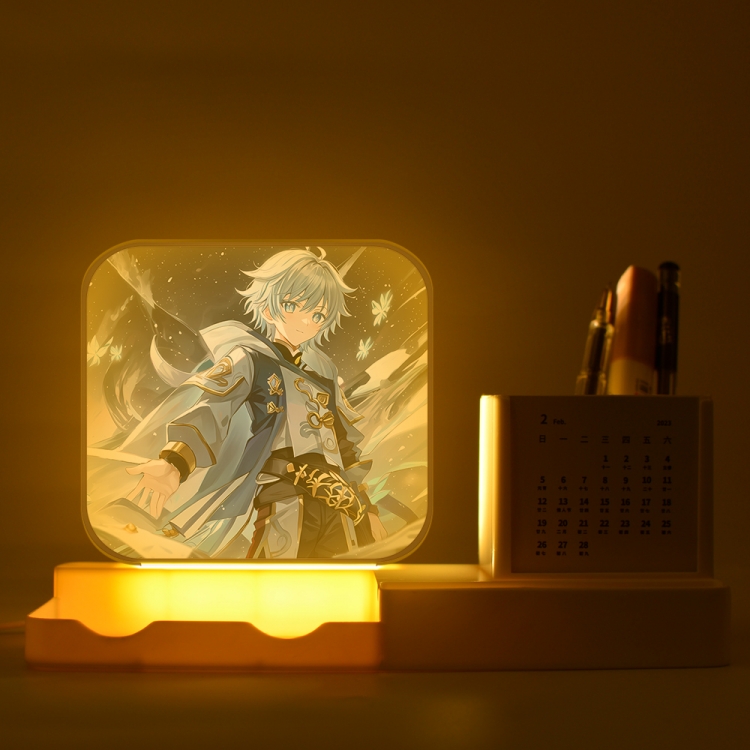 Genshin Impact  New acrylic pencil holder night light bracket