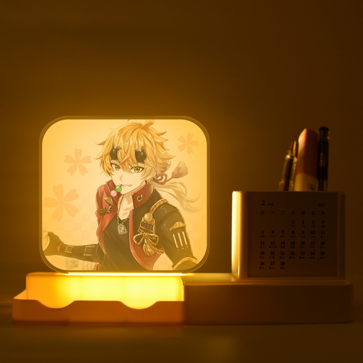 Genshin Impact  New acrylic pencil holder night light bracket