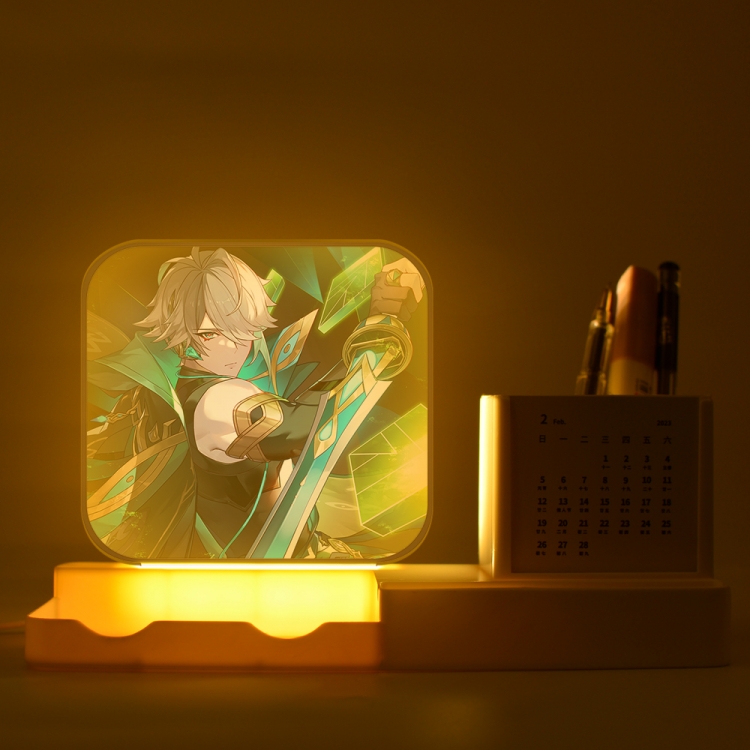 Genshin Impact  New acrylic pencil holder night light bracket