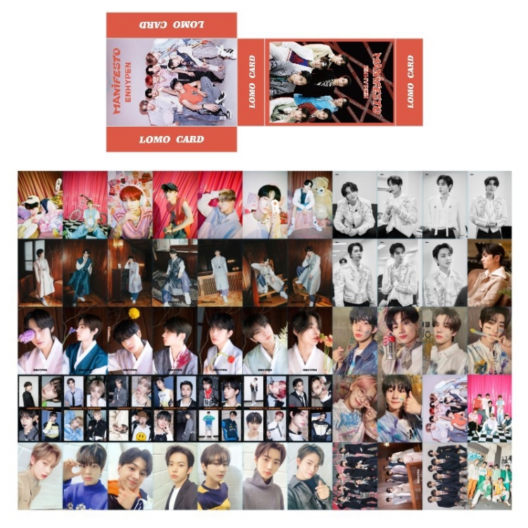 enhypen South Korean celebrity peripheral random card photo card a set of 55 price for 5 pcs