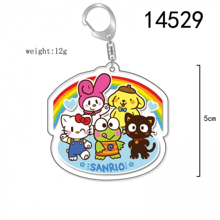 Big eyed frog Anime Acrylic Keychain Charm price for 5 pcs 14529