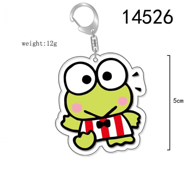 Big eyed frog Anime Acrylic Keychain Charm price for 5 pcs 14526