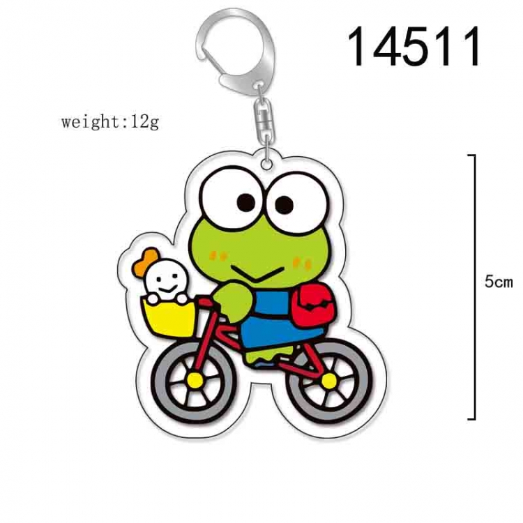 Big eyed frog Anime Acrylic Keychain Charm price for 5 pcs 14511