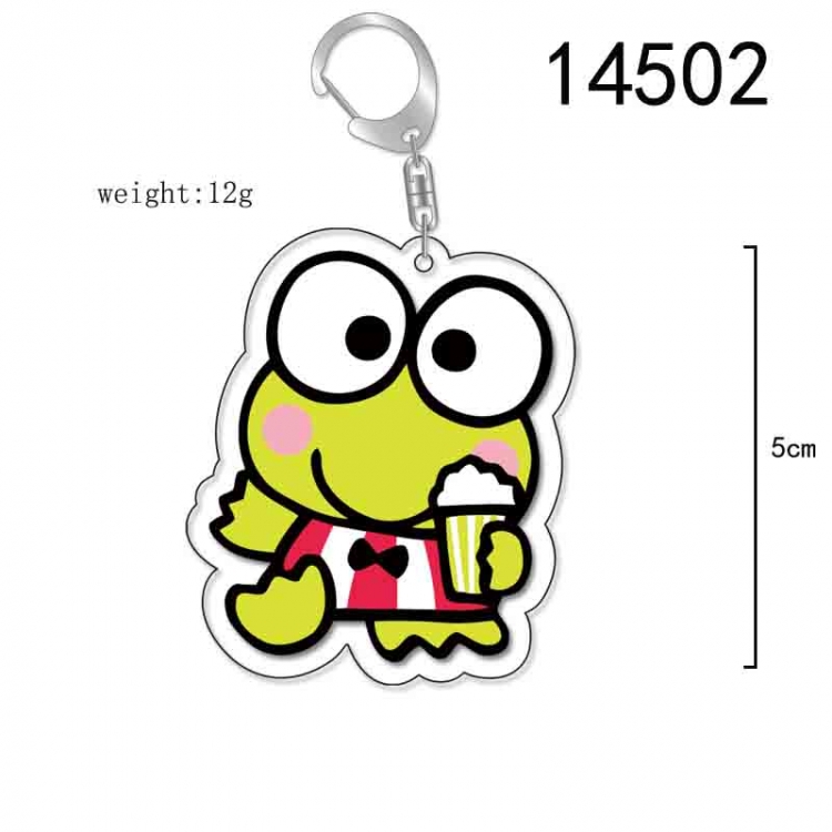 Big eyed frog Anime Acrylic Keychain Charm price for 5 pcs 14502