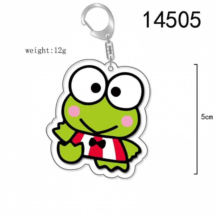 Big eyed frog Anime Acrylic Keychain Charm price for 5 pcs 14505