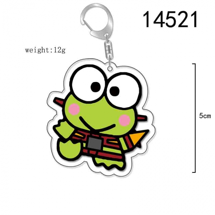 Big eyed frog Anime Acrylic Keychain Charm price for 5 pcs 14521