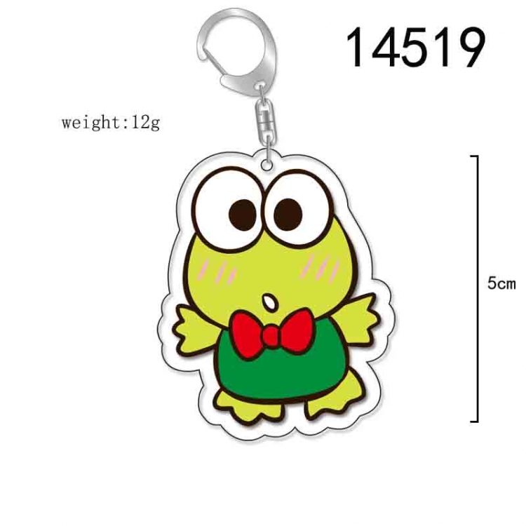 Big eyed frog Anime Acrylic Keychain Charm price for 5 pcs 14519