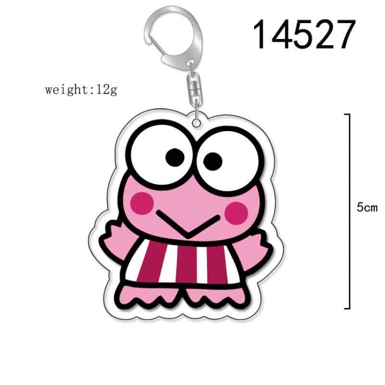 Big eyed frog Anime Acrylic Keychain Charm price for 5 pcs 14527