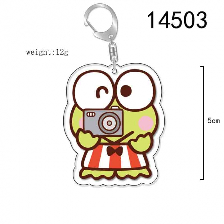 Big eyed frog Anime Acrylic Keychain Charm price for 5 pcs 14503