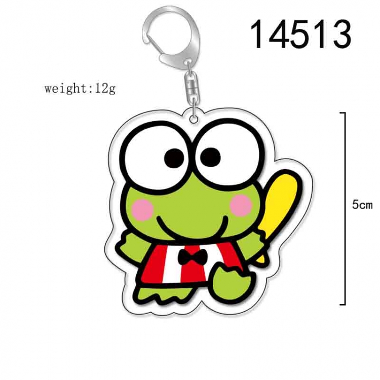 Big eyed frog Anime Acrylic Keychain Charm price for 5 pcs 14513