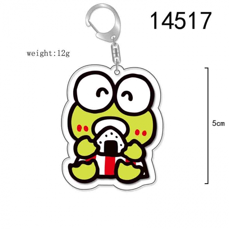 Big eyed frog Anime Acrylic Keychain Charm price for 5 pcs 14517