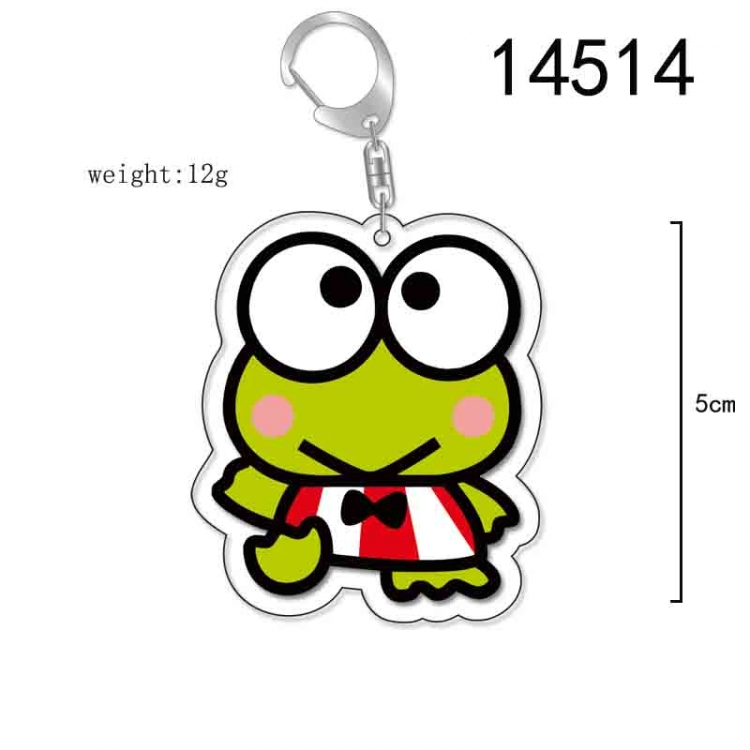 Big eyed frog Anime Acrylic Keychain Charm price for 5 pcs 14514