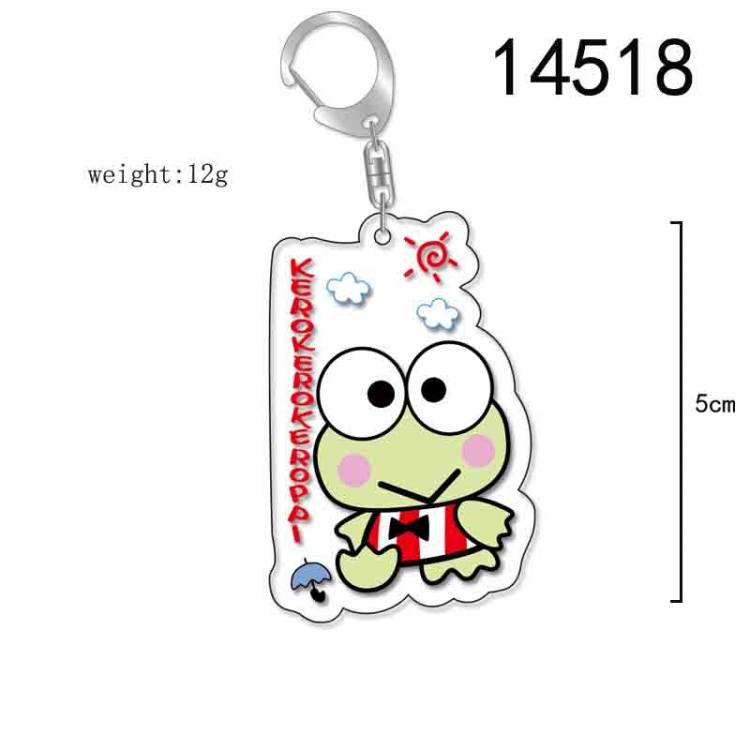 Big eyed frog Anime Acrylic Keychain Charm price for 5 pcs 14518