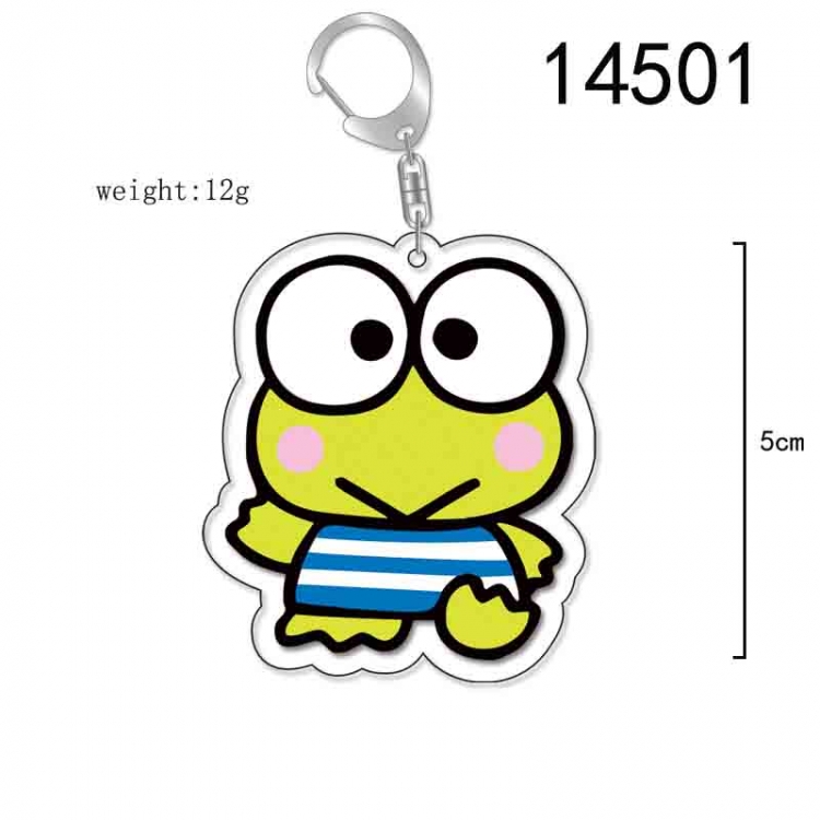 Big eyed frog Anime Acrylic Keychain Charm price for 5 pcs 14501