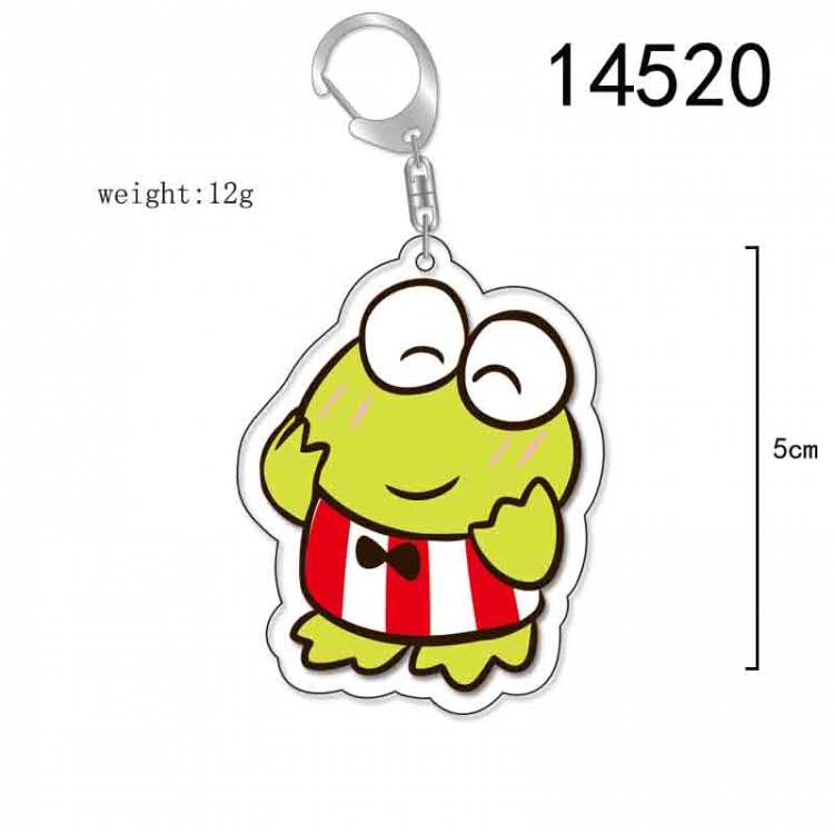 Big eyed frog Anime Acrylic Keychain Charm price for 5 pcs 14520