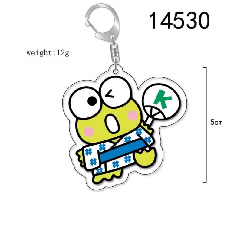 Big eyed frog Anime Acrylic Keychain Charm price for 5 pcs 14530