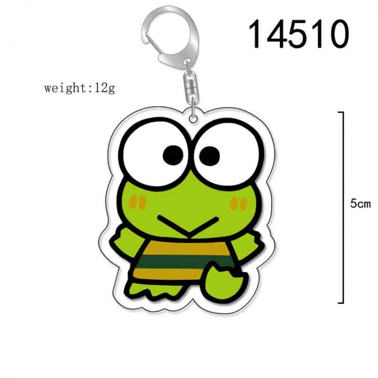 Big eyed frog Anime Acrylic Keychain Charm price for 5 pcs 14510