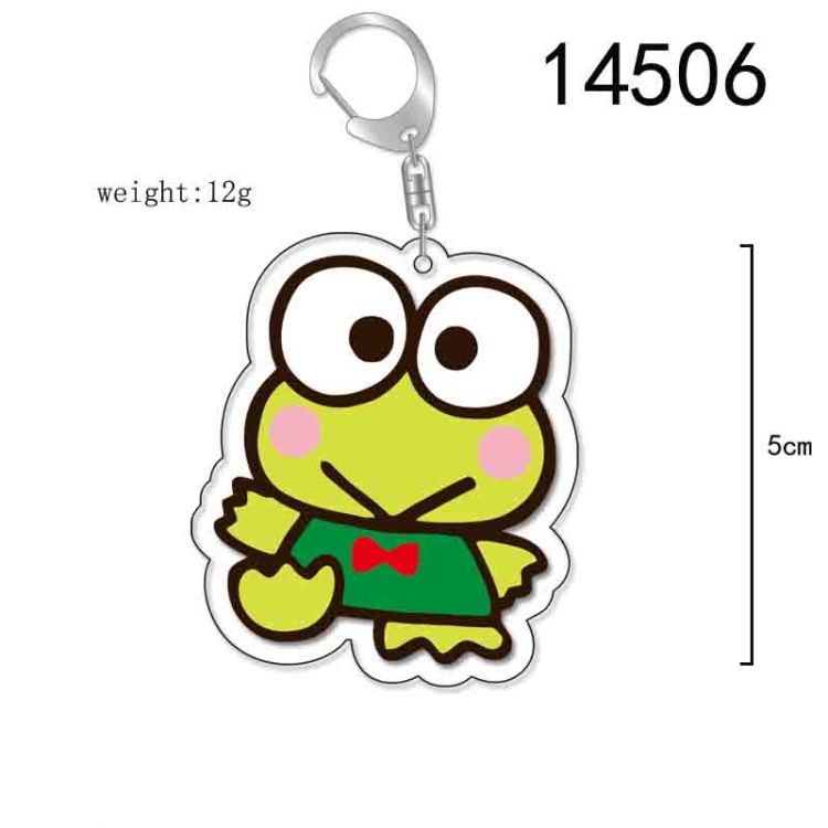 Big eyed frog Anime Acrylic Keychain Charm price for 5 pcs 14506